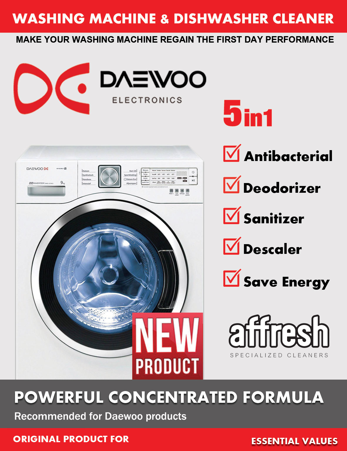 Descaler for Washing Machines and DishwasherAbout Life Unstained